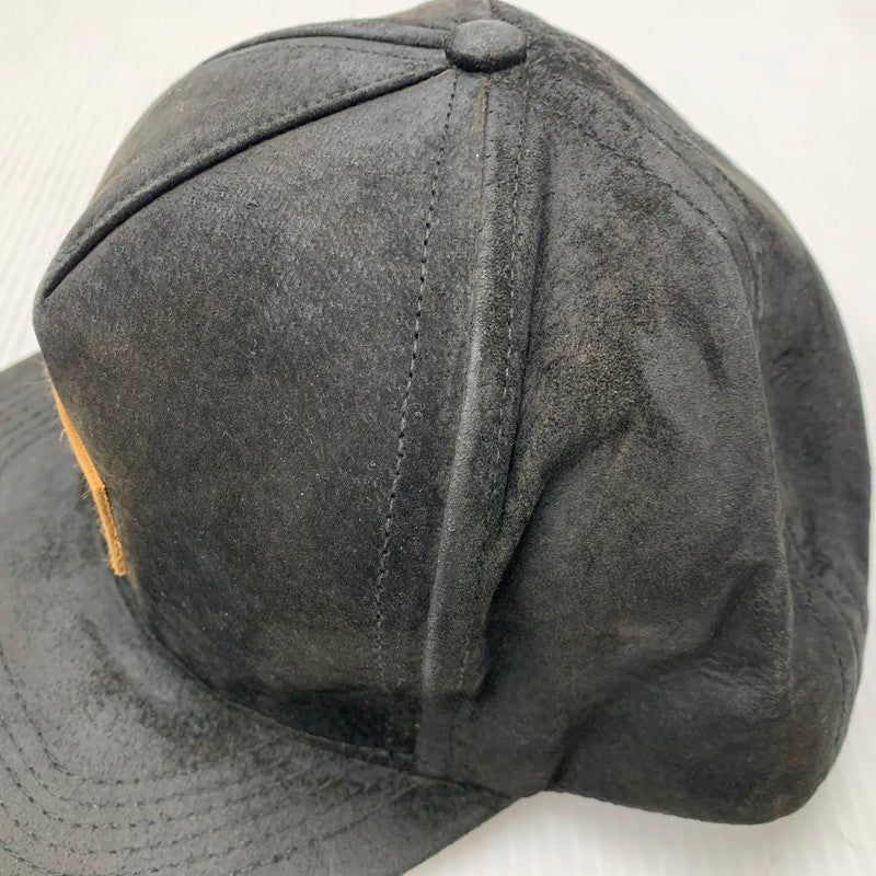 【中古品】【メンズ】 SUEDE 5 PANEL CAP スウェード 5パネル キャップ 帽子 185-260121-kh-02-izu サイズ：F カラー：ブラック 万代Net店