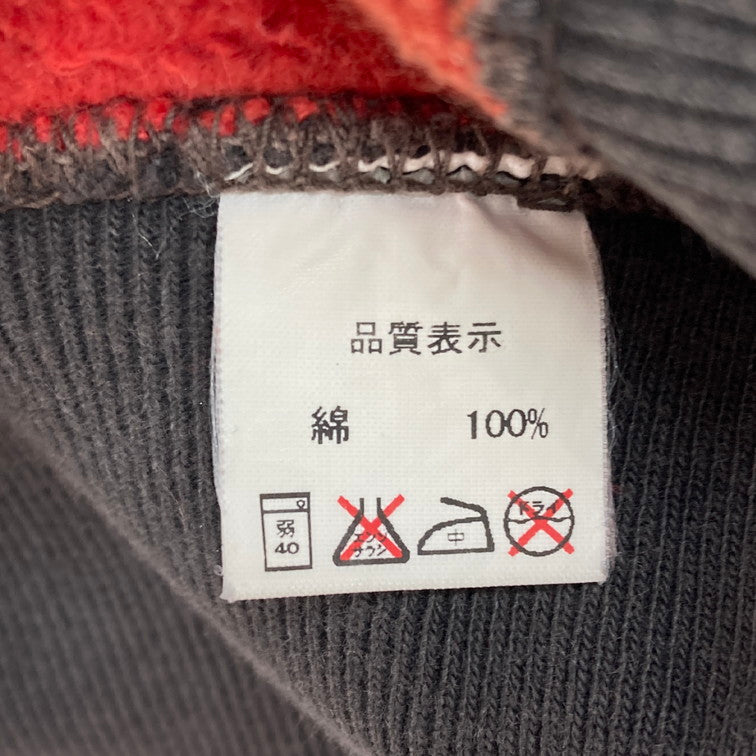 【中古品】【メンズ】 THE FLAT HAED L/S SW スウェット 145-260213-WA-02-iwa サイズ：M カラー：レッド グレー 万代Net店