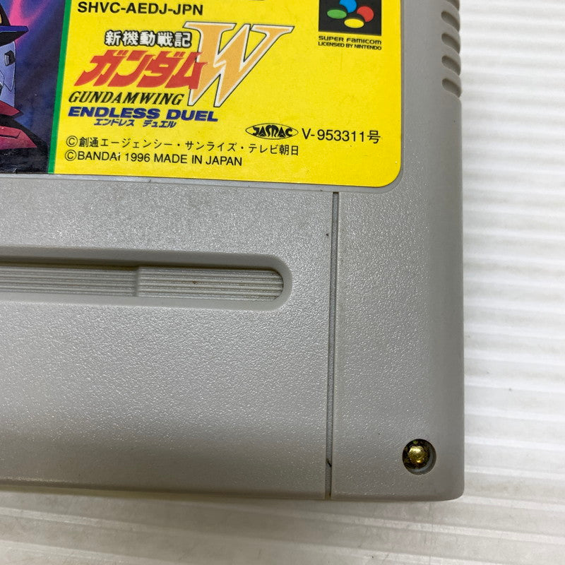 【現状渡し品】 SFC 新機動戦記ガンダムW ENDLESS DUEL ナツメ 格闘ゲーム レトロゲーム 本体のみ CERO:記載なし 023-260215-AS-7-min 万代Net店