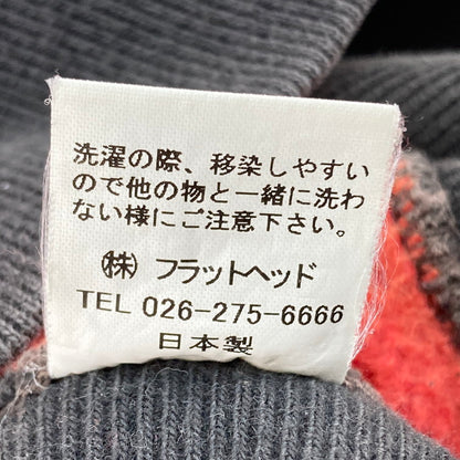 【中古品】【メンズ】 THE FLAT HAED L/S SW スウェット 145-260213-WA-02-iwa サイズ：M カラー：レッド グレー 万代Net店