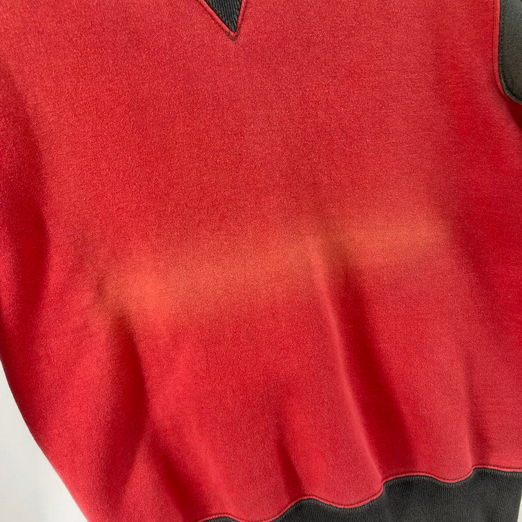 【中古品】【メンズ】 THE FLAT HAED L/S SW スウェット 145-260213-WA-02-iwa サイズ：M カラー：レッド グレー 万代Net店
