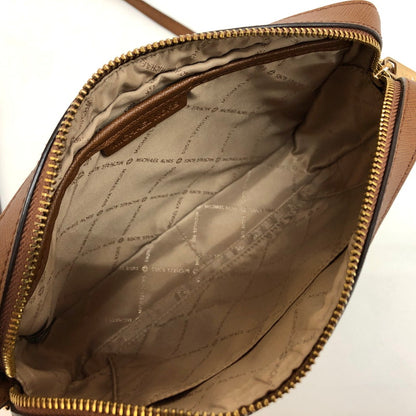 【中古品】【レディース】 Michael Kors マイケルコース JET SET ITEM LG EW CROSSBODY 35F8GTTC3B ショルダーバッグ クロスボディ MK シグネチャー 鞄 180-241001-rs-05-fur カラー：バニラ/ブラウン 万代Net店