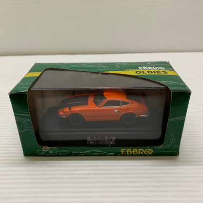【現状渡し品】 EBBRO 日産 フェアレディ Z432R 1/43スケール オレンジ×メタリックグレー ミニカー 061-260401-AS-12-min 万代Net店