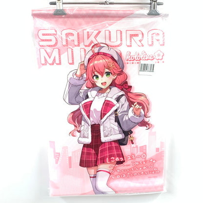 【中古美品】 hololiveくじ ホロライフ! タペストリー賞 さくらみこ おでかけver. 054-260806-mo-06-fur 万代Net店