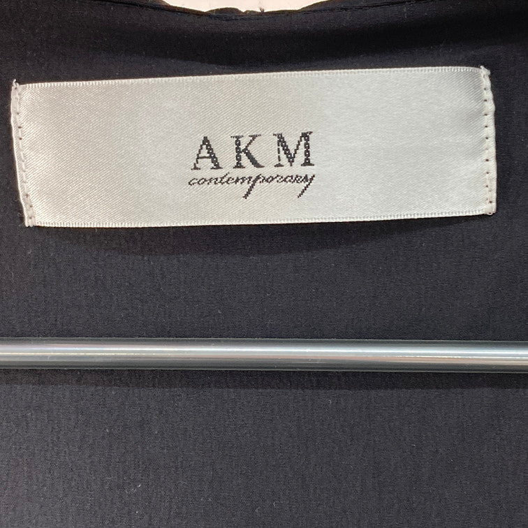 【中古品】【メンズ】 AKM Contemporary SWAROLOGO JERSEY BLOUSON 140-260213-WA-05-iwa サイズ：S カラー：ブラック 万代Net店