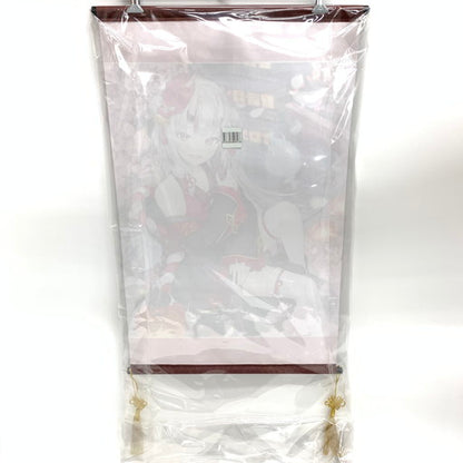 【中古美品】 百鬼あやめ 掛け軸風タペストリー 「バーチャルYouTuber ホロライブ 百鬼あやめ 活動6周年記念」 053-260806-mo-11-fur 万代Net店