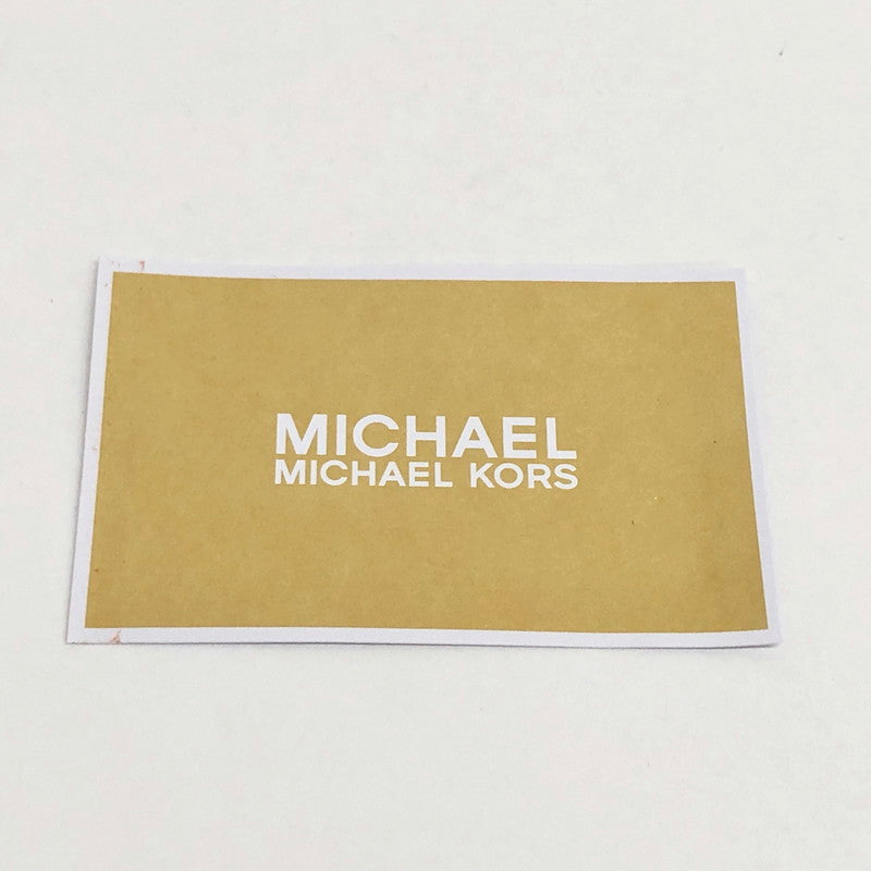 【中古品】【レディース】 MICHAEL KORS マイケルコース 35F8GTVT3B パウダーブラッシュマルチ ジェット セット トラベル シグネチャー ラージ トラベル コンチネンタル ラウンド ジップ 長財布 181-260521-rs-06-fur カラー：バニラ 万代Net店