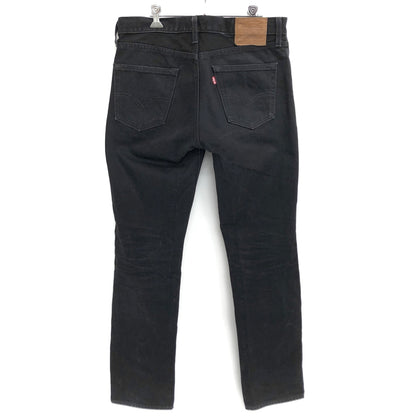 【中古品】【メンズ】 LEVI'S リーバイス 511 Slim Fit 04511-2299 スリムフィット ブラックデニム ジーンズ ボトムス 古着 158-261030-rs-03-fur サイズ：W33 L32 カラー：ブラック 万代Net店