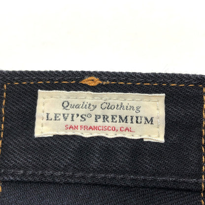 【中古品】【メンズ】 LEVI'S リーバイス 511 Slim Fit 04511-2299 スリムフィット ブラックデニム ジーンズ ボトムス 古着 158-261030-rs-03-fur サイズ：W33 L32 カラー：ブラック 万代Net店