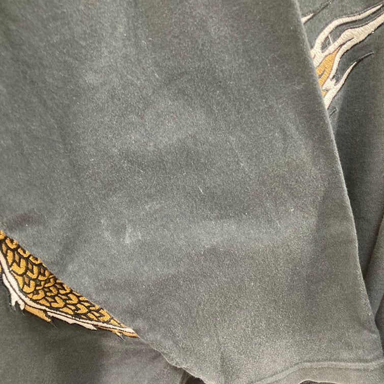 【中古品】【メンズ】 絡繰魂 L/S TEE 長袖Tシャツ 145-260213-WA-06-iwa サイズ：4L カラー：ブラック 万代Net店