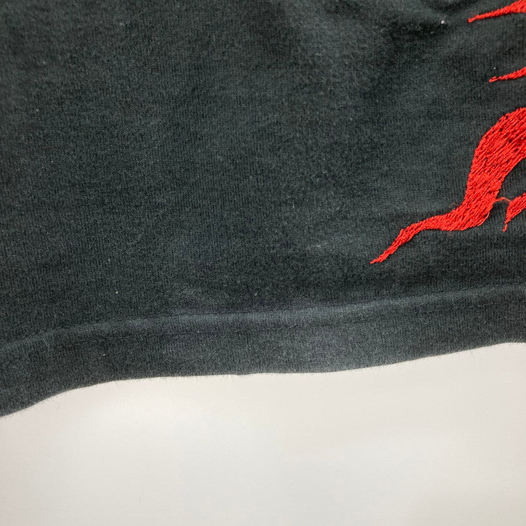 【中古品】【メンズ】 絡繰魂 L/S TEE 長袖Tシャツ 145-260213-WA-06-iwa サイズ：4L カラー：ブラック 万代Net店