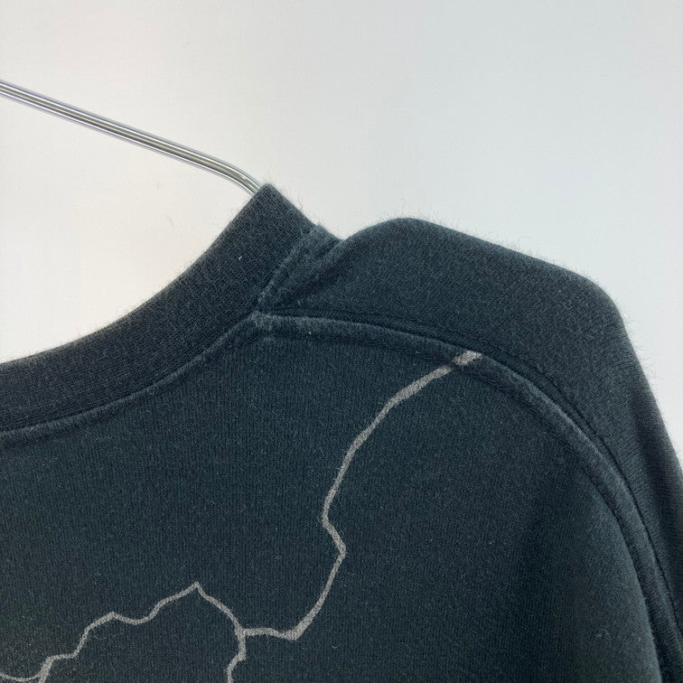 【中古品】【メンズ】 絡繰魂 L/S TEE 長袖Tシャツ 145-260213-WA-06-iwa サイズ：4L カラー：ブラック 万代Net店