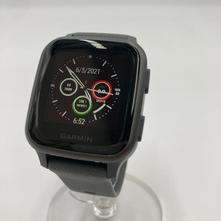 【中古品】【メンズ/レディース】  ガーミン GARMIN スマートウォッチ ヘルスモニタリング機能 GPS 010-02427-72 腕時計  197-250117-OR-01-iwa カラー：黒系 万代Net店