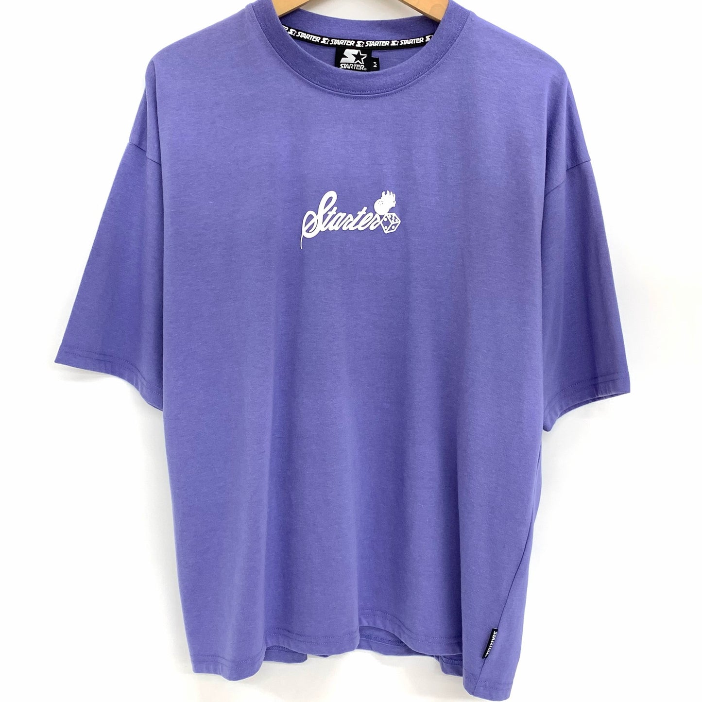 【中古品】【メンズ】 STARTER BLACK LABEL スターターブラックレーベル S/S Tee 半袖 プリント Tシャツ 150-260320-ea-01-fur サイズ：M カラー：パープル 万代Net店
