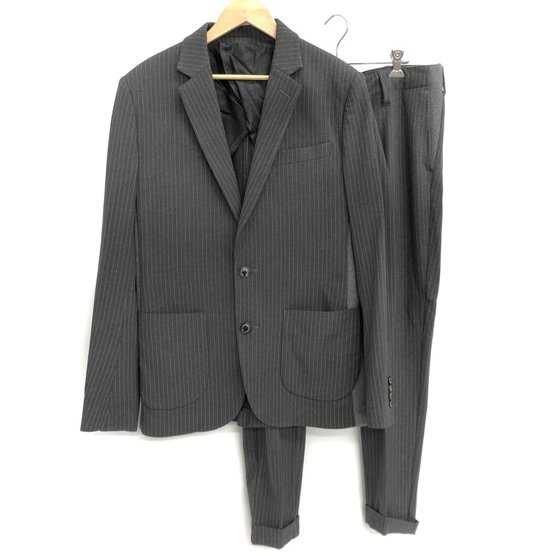 【中古品】【メンズ】 1PIU1UGUALE3 ウノピゥウノウグァーレトレ RIB SUIT SET UP MRB054 MRP285 セットアップ スーツ ジャケット スラックス 140-260806-rs-01-fur サイズ：ジャケット IV/スラックス V カラー：グレー 万代Net店