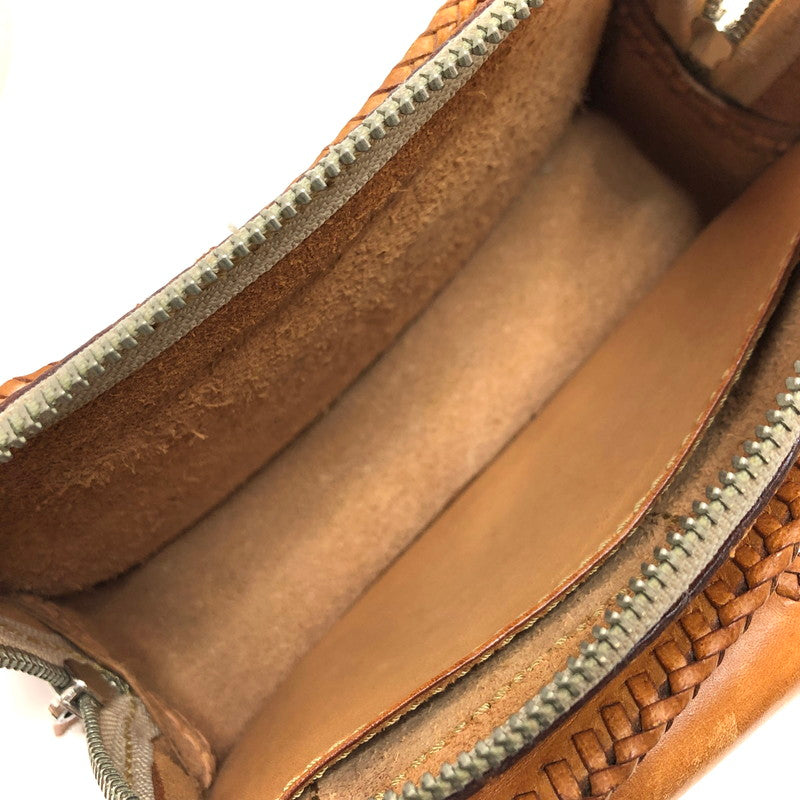 【現状渡し品】【メンズ/レディース】 SAAD サード LEATHER BODY BAG レザー ボディバッグ ウエストバッグ 鞄 188-260521-rs-09-fur カラー：ライトブラウン系 万代Net店