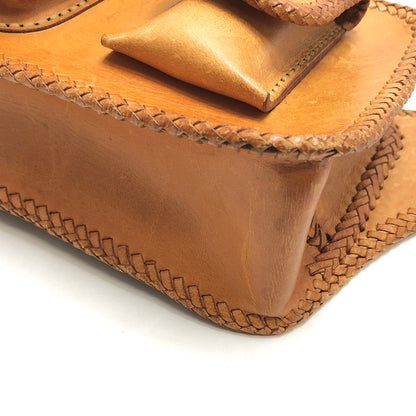 【現状渡し品】【メンズ/レディース】 SAAD サード LEATHER BODY BAG レザー ボディバッグ ウエストバッグ 鞄 188-260521-rs-09-fur カラー：ライトブラウン系 万代Net店