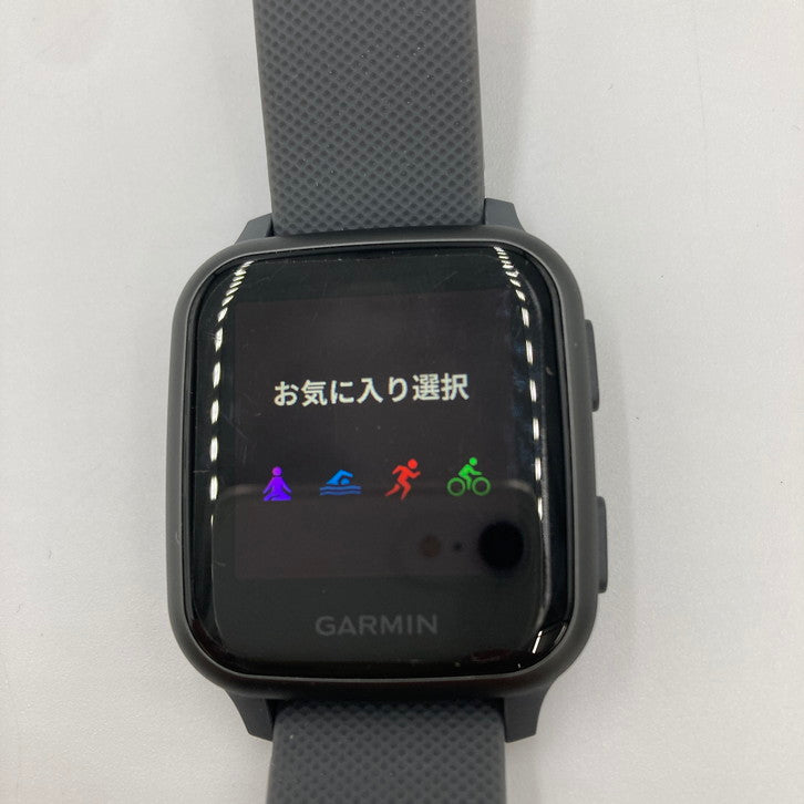 【中古品】【メンズ/レディース】  ガーミン GARMIN スマートウォッチ ヘルスモニタリング機能 GPS 010-02427-72 腕時計  197-250117-OR-01-iwa カラー：黒系 万代Net店