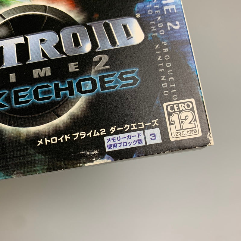 【現状渡し品】 GC メトロイドプライム2 ダークエコーズ 任天堂 レトロスタジオ FPS レトロゲーム CERO:B 023-260307-AS-8-min 万代Net店