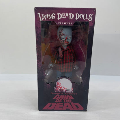 【中古品】 Living Dead Dolls Dawn of the Dead Doll - Plaid Shirt Zombie メズコ リビングデッドドールズプレゼンツ ドーンオブザデッド チェックシャツゾンビ おもちゃ 055-250906-ns-3-tei 万代Net店