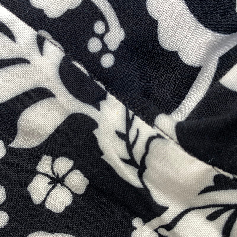 【中古品】【メンズ】 GITMAN BROS. ギットマンブラザーズ 1116-343-0471 UNITED ARROWS 別注 USA製 RAYON SS ALOHA SHIRT ユナイテッドアローズ アロハ シャツ 141-260726-kh-06-izu サイズ：15 カラー：ブラック×ホワイト 万代Net店