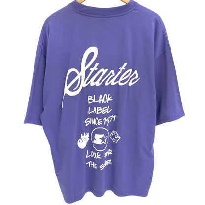 【中古品】【メンズ】 STARTER BLACK LABEL スターターブラックレーベル S/S Tee 半袖 プリント Tシャツ 150-260320-ea-02-fur サイズ：L カラー：パープル 万代Net店