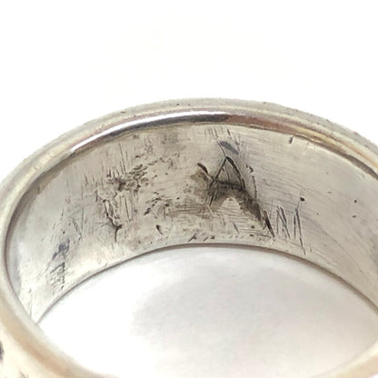 【中古品】【メンズ/レディース】 Ed Wayne Aragon エドウェイン・アラゴン Kewa Old "Storyteller" Overlay Ring c.1990～ ストーリーテラー リング 指輪 スターリング シルバー アクセサリー 192-241003-rs-02-fur カラー：シルバー 万代Net店