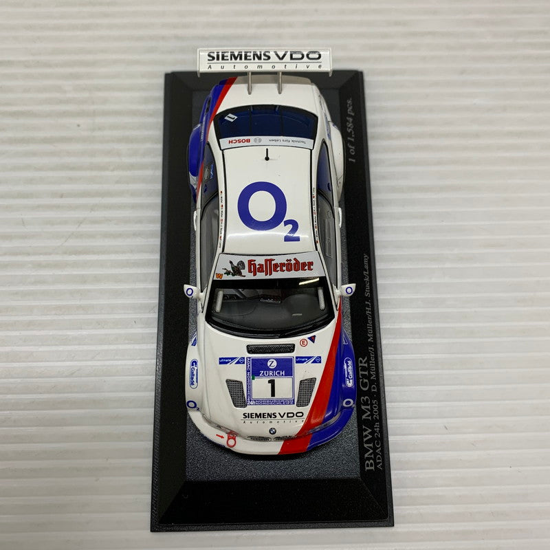 【中古品】 MINICHAMPS 1/43 BMW M3 GTR 2ND/ADAC 2005 ミニカー 061-260401-AS-17-min 万代Net店