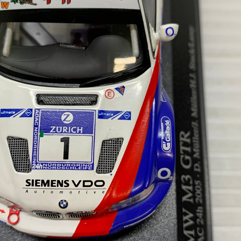 【中古品】 MINICHAMPS 1/43 BMW M3 GTR 2ND/ADAC 2005 ミニカー 061-260401-AS-17-min 万代Net店