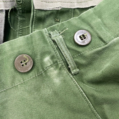 【現状渡し品】【メンズ】 SWEDISH ARMY スウェディッシュアーミー M-59 前期 CARGO PANTS カーゴ パンツ ボトムス 157-260726-kh-07-izu サイズ：C 50 カラー：グリーン系 万代Net店