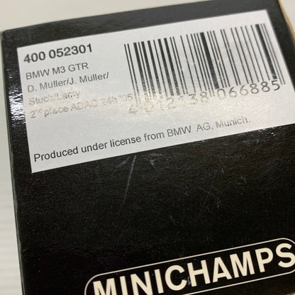 【中古品】 MINICHAMPS 1/43 BMW M3 GTR 2ND/ADAC 2005 ミニカー 061-260401-AS-17-min 万代Net店