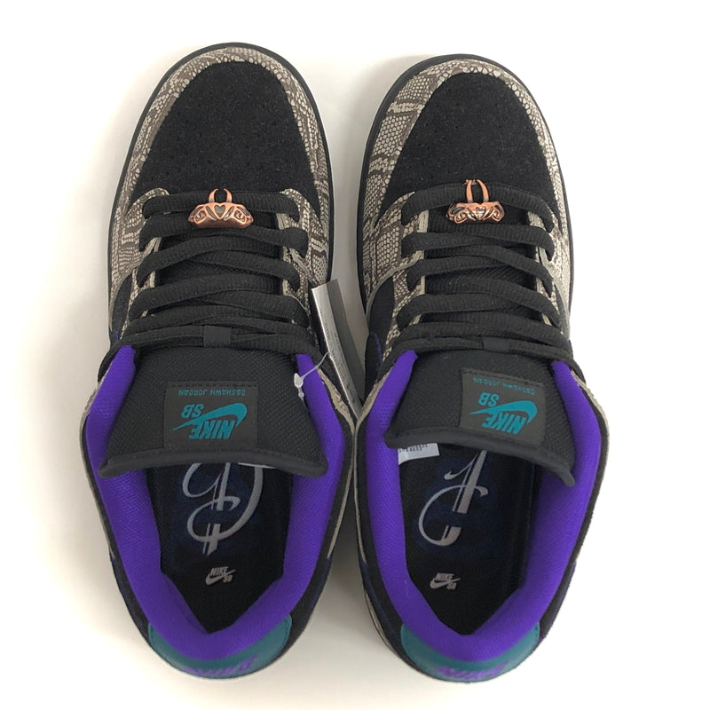 【中古美品】【メンズ】 NIKE × DASHAWN JORDAN ナイキ ダショーン・ジョーダン DUNK LOW "COPPERHEAD" IB6208-200 ダンク ロー コッパーヘッド スニーカー シューズ 160-260806-rs-02-fur サイズ：26.0cm US8 カラー：STRING/BLACK-BRIGHT SPRUCE 万代Net店