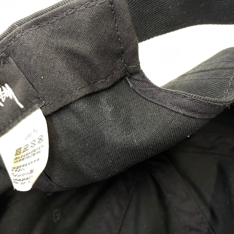 【中古品】【メンズ/レディース】 STUSSY ステューシー ROYAL GOODS LOW PRO CAP ロゴ キャップ 帽子 185-260726-kh-12-izu サイズ：F カラー：ブラック 万代Net店