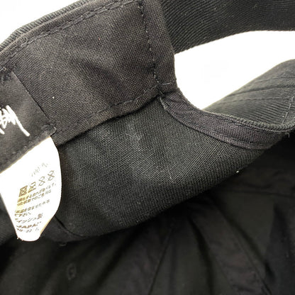 【中古品】【メンズ/レディース】 STUSSY ステューシー ROYAL GOODS LOW PRO CAP ロゴ キャップ 帽子 185-260726-kh-12-izu サイズ：F カラー：ブラック 万代Net店