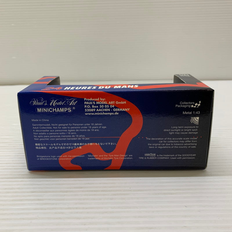 【中古品】 MINICHAMPS 1/43 Porsche 911 GT1 24h Le Mans 1998 Winner Mobil #26 ホワイト 24 HEURES DU MANS 430986926 ミニカー 061-260401-AS-18-min 万代Net店