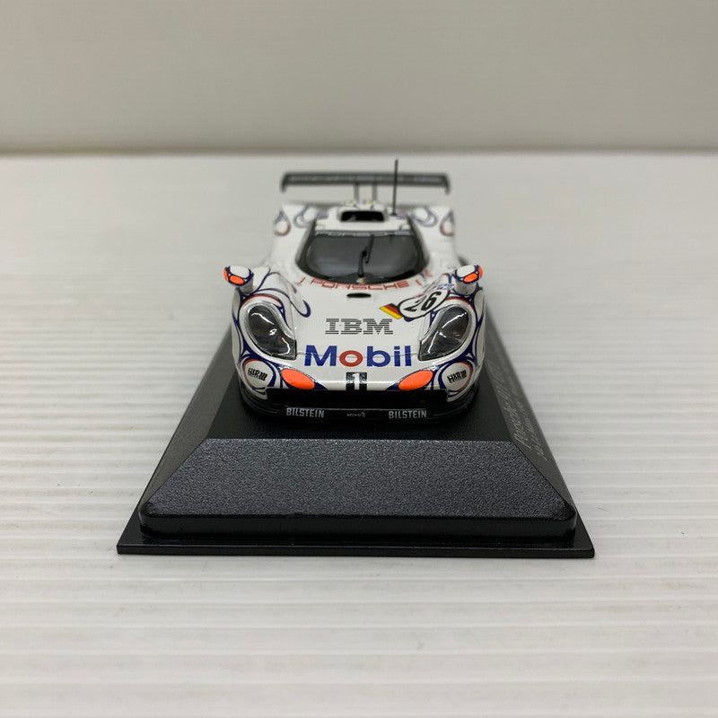 【中古品】 MINICHAMPS 1/43 Porsche 911 GT1 24h Le Mans 1998 Winner Mobil #26 ホワイト 24 HEURES DU MANS 430986926 ミニカー 061-260401-AS-18-min 万代Net店