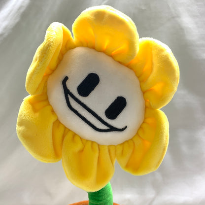 【現状渡し品】 UNDERTALE アンダーテイル ダンシングフラウィー ぬいぐるみ fangamer 箱あり 052-261022-YT-01-min 万代Net店
