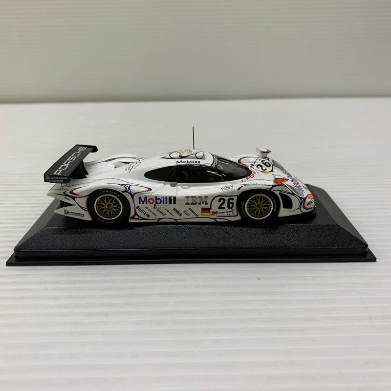 【中古品】 MINICHAMPS 1/43 Porsche 911 GT1 24h Le Mans 1998 Winner Mobil #26 ホワイト 24 HEURES DU MANS 430986926 ミニカー 061-260401-AS-18-min 万代Net店
