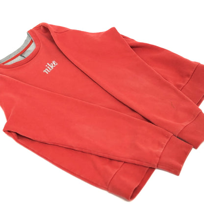 【現状渡し品】【メンズ】 NIKE ナイキ SWEATSHIRT スウェット トレーナー 長袖 トップス 古着 ヴィンテージ 146-261030-rs-04-fur サイズ：M カラー：レッド 万代Net店