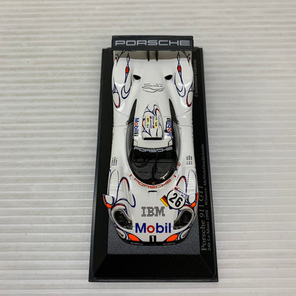 【中古品】 MINICHAMPS 1/43 Porsche 911 GT1 24h Le Mans 1998 Winner Mobil #26 ホワイト 24 HEURES DU MANS 430986926 ミニカー 061-260401-AS-18-min 万代Net店