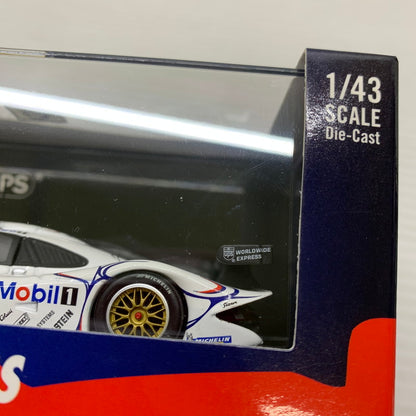 【中古品】 MINICHAMPS 1/43 Porsche 911 GT1 24h Le Mans 1998 Winner Mobil #26 ホワイト 24 HEURES DU MANS 430986926 ミニカー 061-260401-AS-18-min 万代Net店