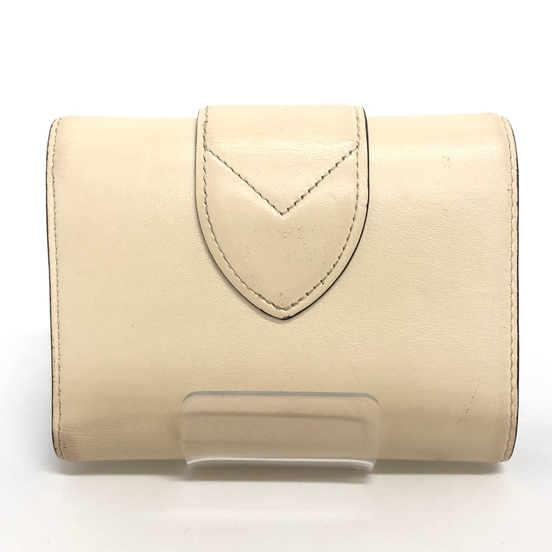 【現状渡し品】【レディース】 LOUIS VUITTON ルイ・ヴィトン M69176 ポルトフォイユLV ポンヌフ コンパクト カーフ 三つ折り 財布 ウォレット 179-260819-rs-01-fur カラー：アイボリー系 万代Net店
