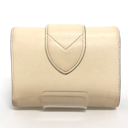 【現状渡し品】【レディース】 LOUIS VUITTON ルイ・ヴィトン M69176 ポルトフォイユLV ポンヌフ コンパクト カーフ 三つ折り 財布 ウォレット 179-260819-rs-01-fur カラー：アイボリー系 万代Net店