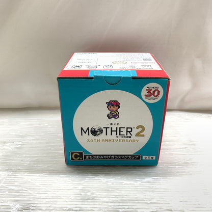 【現状渡し品】 一番くじ MOTHER2 ギーグの逆襲 30th Anniversary C賞 まちのおみやげガラスマグカップ オネット バンダイ 箱あり 052-261022-YT-02-min 万代Net店