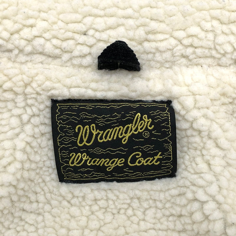【現状渡し品】【メンズ】 WACKO MARIA ワコマリア × Wrangler WRANGE COAT WS9314 ランチコート コーデュロイジャケット 裏ボア アウター ストリート系 142-251211-rs-02-fur サイズ：XL カラー：ブラック 万代Net店