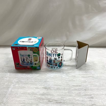 【現状渡し品】 一番くじ MOTHER2 ギーグの逆襲 30th Anniversary C賞 まちのおみやげガラスマグカップ オネット バンダイ 箱あり 052-261022-YT-02-min 万代Net店