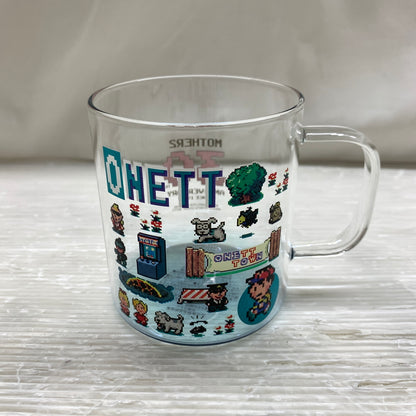 【現状渡し品】 一番くじ MOTHER2 ギーグの逆襲 30th Anniversary C賞 まちのおみやげガラスマグカップ オネット バンダイ 箱あり 052-261022-YT-02-min 万代Net店