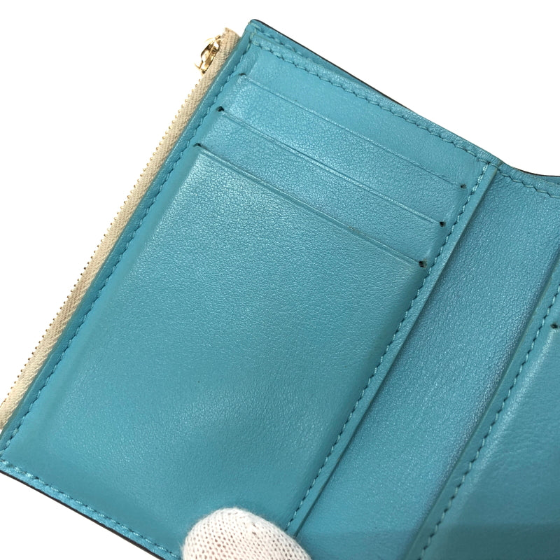 【現状渡し品】【レディース】 LOUIS VUITTON ルイ・ヴィトン M69176 ポルトフォイユLV ポンヌフ コンパクト カーフ 三つ折り 財布 ウォレット 179-260819-rs-01-fur カラー：アイボリー系 万代Net店