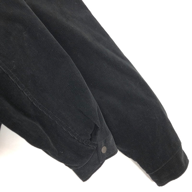 【現状渡し品】【メンズ】 WACKO MARIA ワコマリア × Wrangler WRANGE COAT WS9314 ランチコート コーデュロイジャケット 裏ボア アウター ストリート系 142-251211-rs-02-fur サイズ：XL カラー：ブラック 万代Net店