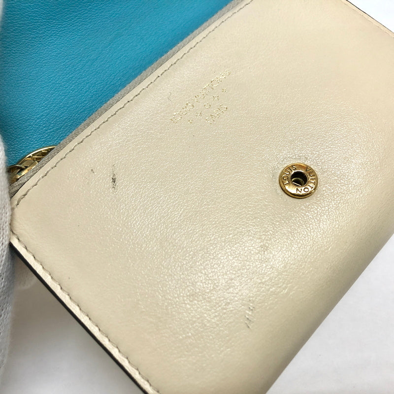 【現状渡し品】【レディース】 LOUIS VUITTON ルイ・ヴィトン M69176 ポルトフォイユLV ポンヌフ コンパクト カーフ 三つ折り 財布 ウォレット 179-260819-rs-01-fur カラー：アイボリー系 万代Net店